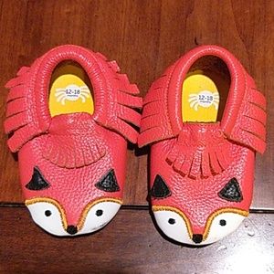 12-18month Itsy Bitsy fox slideon shoes moccasin